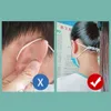 Masque Extension de l'oreille Éparneurs de boucle jetable Rope Rope Mascarilles Boucles d'oreille HOOD ANTI-LOST LE RELAX DOURNE S -HOOK S