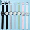 Orologi da polso signore orologi in silicone watchband 3atm resistenza all'acqua mani luminose orologio da polso in quarzo per donne e ragazze