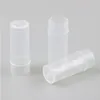 200 x 4g 4ml Plastic PE Test Tubes With White Plug Lab Hard Sample Container Transparent Packing Vials Women Cosmetic Bottles Dopbn