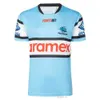 2024 Cronulla Sharks Home Rugby Jersey 2023/24 Cronulla Sharks Black Baseball Cap HatStraining Jersey Größe S-- 3xl --- 5xl