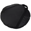 Sacs de rangement Cymbal Instrument Pouchette transportant Conteneur Tote Coton Contexte Toile plate circulaire