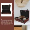 Подарочная упаковка деревянная чемоданская декорация винтаж