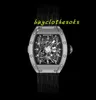 고품질 손목 시계 디자이너 럭셔리 남자 시계 클래식 한정판 RM022 듀얼 타임 존 공중전 투어 빌론 시계 매뉴얼 와인딩 투르 빌론 운동