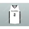 Custom qualsiasi nome qualsiasi squadra Gigi 2 Mamba Ballers White Basketball Jersey Versione tutte le dimensioni cucite S-6XL di alta qualità