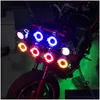 Other Auto Electronics Motorcycle Led Headlamp 12V 125W Moto Auxiliary Light Fog Lamp Super Bright Spotlights Motorbike Headlight Car Ottve