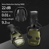 Tactical electronic tir oreillement antitinin casque amplification sondage de protection auditive pliable 240428