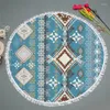 Towel Bohemian Round Bath Mandala Soft Boho Beach Swimming Shower Bathroom Drying Cloth Yoga Mat Sport Blanket For Adult