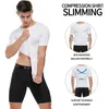 Men's Body Shapers Mens Compression Shirt Undershirt Slimming Tank Top Workout Vest Abs Abdomen Slim Shaper