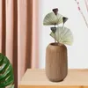 Vasen Mini Holz Vase Natural Home Stand Ornament Blume Pflanze Weiße Eiche Dekor Wedding Dinnerpartys dekorativ