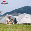 Zelte und Schutzhütten Naturhike Mongar 20d Nylon Outdoor Ultra Light Wanderabenteuer Zelt wasserdichtes Faltcamping für 2 Peopleq240511