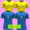 21 22 Jerseys de football pour hommes de l'Ukraine Zinchenko Konoplyanka Malinovskyi Yarmolenko Home Football Shirts à manches courtes