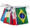 100pcs World Country Flags Pays String Flag Flags Flacs Sanging String Flag Party décorer différentes nations ZZ