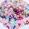 2000pcs da 11 mm mm multicolore con sacca grande resina semicircolare derivata perle assissione back back dolorante cabo foro perline usate per nail art fatte a mano 240507