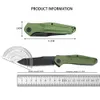 BM 9400 OSBORNE POCKET AUTOMATIQUE COUTEAU PLODING 3,15 '' D2 BLADE STONEWSAHED GREEN ALUMINUM GRANDES EDC OUTDOOR MULTIFONCTIONNEL COUBLE TACTIQUE BM 535 4880