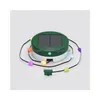 ガーデンデコレーションソーラーストリングライト屋外スマートアプリコントロールカム充電式防水緊急事態RGBテントガーランド230705ドロップDE DHS1U