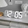 Настенные часы скандинавские цифровые будильники настенные часы подвесные часы для засыпания столовые часы календарь термометр Электронные часы цифровые часы