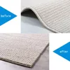 Bath Mats 4Pcs Rug Gripper Non Slip Washable Carpet Tape Pads For Hardwood Floors Reusable Grippers Fixed Sticker Bathroom