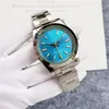 40mm Uhr Keramik Lünette Sapphire Kristallblaues Zifferblatt wasserdichte automatische Maschinenbewegung 904L Edelstahl Mann Armbanduhr R0LE 04