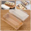 Ta ut containrar 20 PCS Box Storage Cupcake Boxes Food Chocolate Kraft Paper Sandwich