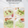 Backformen Knödelform Presse 7pcs Cookie Cutter Cake Backträme Stempel Gemüseformen Set Ergonomic Mini Keks tragbar