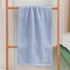 Towel Bamboo Fiber 3pcs Set Antibacterial Face Good Absorption Large Towels Household Solid Color For Home