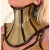 Latex en caoutchouc brun couche de support de pochette Cosplay Party confortable Fun Fun Fundmade personnalisé XS-XXL 0,45 mm Costumes Costumes