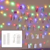 Party Decoration Areyourshop 40LED Battery Po Clip Fairy LED String Light For Wall Hanging Picture Bedroom