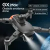 Drones New GX Max Drone Professional Obstacle Avoidance GPS 8K Dual Camera ESC Positioning Wifi Foldable FPV RC Brushless Height Maintenance S24513
