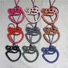 Tornari per la moda marca di moda PU Leather Hollow Horse Key Chain Ring Handbag Accessori a ciondoli R301 T240509