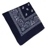 Bandanas Multipurpose Bandana Tryckt bomullspannband Svettbsorberande näsdukar (Dark Blue)