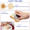 Moules à cuisson Sandwich Cutter pour enfants DIY MAKER TOOLLE D'ACIER SOINDLEM