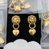 Fashion Hoop Gold Diamond Pearl Dangle Earrings Women Luxury Designer Jewelry LettersIce cream Earrings Party Gifts