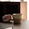 Mugs Vintage Stoare Mug Japanese Ceramic Coffee Cup Milk Handmade Kiln Transformation Beautiful Tea Porcelain