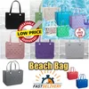 Sacchetti di spiaggia di grande capacità Bogg da donna uomo ascelto spalla tote in plastica in plastica borsetta borsetta Pochette Hoboors Outdoors Cross Body Weekend Borse per la spesa per bambini Green