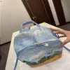 École sac à dos en cuir sac à dos sac à main en cuir sac à main pack pour hommes sac à dos van gogh peinture à l'huile couple hord capacit