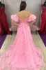 Hot Pink Prom -jurk Fuchsia formele avondfeestjurken tweede receptie verjaardag verlovingsjurken robe de soiree 04