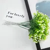 Dekorativa blommor 5st Fake Artificial Greenery Plants Eucalyptus Outdoor Bridal Wedding Bouquet for Home Decoration Garden Party