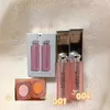 Designer lipstick makeup lip oil lipgloss Cherry Inused plumping Color Nutritious Glossy Moisturizer Transparent glossier luxury 2pcs set*1.5g make up lip gloss