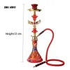 Smo Arab Eagle Hookah Shisha Set Glass Narguile Complete Kit met enkele slang Chicha Bowl Water Pipe voor rookaccessoires 240510