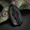 Colliers pendants Collier de statue de jade exquis