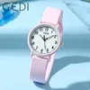 Orologi da polso signore orologi in silicone watchband 3atm resistenza all'acqua mani luminose orologio da polso in quarzo per donne e ragazze