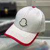 Men Ball Caps Canvas Baseball Caps Designer Frauen Anpassungskappe verstellbare Sonnenschild gestickt Sporthut Casquette 4 Farben