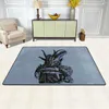 Tapijten xenomorph portier tapijtmat tapijten tapijten polyester niet-slip vloer decor bad badkamer keuken woonkamer 60x90