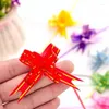 Geschenkverpackung 10pcs Dekoration Party Hochzeits Geburtstag Flower Bow Ziehen Ribbon