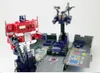 Trasformazione deformata Optimus Prime con Metal Car Head G1 Replica Op Red Optimus Prime KO Versione Modello Modello 240512