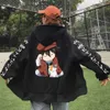 Erkek Hoodies Sweatshirts Anime Bungo sokak köpekleri kawaii çocuk edogawa rampa baskı hoodies harajuku karikatür strtwear uzun slve artı beden sweatshirt t240510