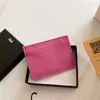 Mode Nieuwe Koreaanse Mini Card Bag Designer Brand Exquisite Multi-Card Classic Lederen Document opbergzak Small Portable Vintage Advanced Couple Pure Color Card Bag