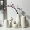 Vases en céramique zen simple brossé Vase à trois pièces Set Home Decoration Soft Decoration Homesay