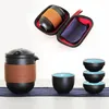 Teaware Sets Japanese Ceramic Teapot Kettles Gaiwan Tea Cup Teacups Travel Sethandmade Portable Office Set