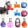 Abbigliamento per cani LED Luminio con colletto gatto luminoso a pendente flash luci per animali domestici con lead di accessori per le forniture per le forniture per camminate notturno.